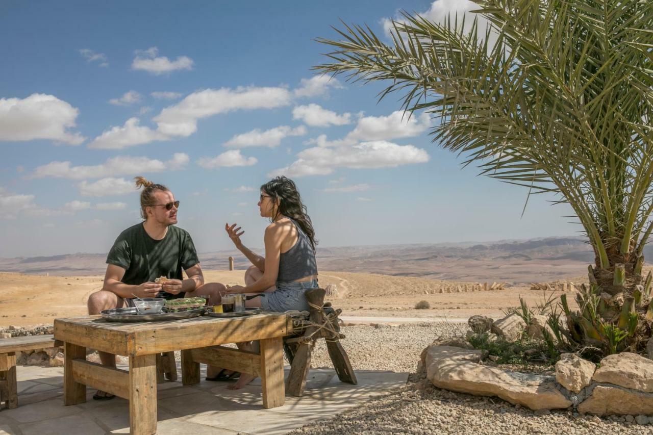 Desert Shade eco-camp Villa Mitzpe Ramon Exterior foto